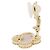 Orecchini Van Cleef & Arpels Alhambra Bianco Giallo - vista 10