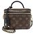 Borsa Louis Vuitton Monogram Vanity PM Marrone Monogramma
