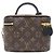Borsa Louis Vuitton Monogram Vanity PM Marrone Monogramma - vista 2
