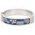 Hermès Bracciale con charm in smalto blu Hermes - vista 2