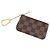 Monedero Louis Vuitton Damier Ebene Castaño
