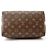 Borsa Louis Vuitton Monogram Speedy Bandoulière 25 Marrone - vista 3