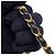 Borsa a tracolla Chanel in pelle nera con catena Nero - vista 11