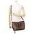 Borsa Louis Vuitton Damier Ebene Siena PM Marrone - vista 4