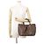 Borsa Louis Vuitton Damier Ebene Siena PM Marrone - vista 5