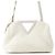 Borsa a tracolla Bottega Veneta Medium in nylon e pelle Bianco Giallo