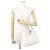 Borsa a tracolla Bottega Veneta Medium in nylon e pelle Bianco Giallo - vista 4