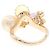 Anello Chanel Mademoiselle Pink Gold Band D'oro - vista 3