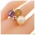 Anello Chanel Mademoiselle Pink Gold Band D'oro - vista 5