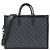 Louis Vuitton Monogram Eclipse Soft Trunk Briefcase Preto Monograma
