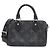 Louis Vuitton Monogram Eclipse Nano Speedy Handbag Black