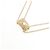 Collar Chanel Coco Crush Dorado - vista 3