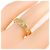 Anello Mini Love Cartier in oro giallo 18K - vista 4