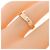 Anello Cartier Mini Love in oro rosa 18K - vista 4