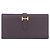 Hermès Cartera Hermes Bearn Soufflé Verso Púrpura