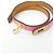 Hermès Bracciale charm Hermes Mini Kelly Double Tour Rosa - vista 4