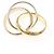 Anello Cartier Trinity in oro rosa bianco e giallo 18K - vista 3