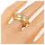 Anello Cartier Trinity in oro rosa bianco e giallo 18K - vista 5