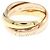 Anello Cartier Trinity in oro rosa bianco e giallo 18K