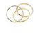 Anello Cartier Trinity in oro rosa bianco e giallo 18K - vista 3