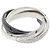 Anello Cartier Trinity Black & White Small