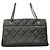 Saco Tote Chanel em couro de bezerro grão preto - vista 12