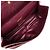 Borsa a tracolla Chanel in pelle Bordeaux Bordò - vista 4