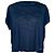 Camiseta de cuello barco Tom Ford en algodón azul