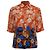 Dries Van Noten kurzärmelige Bluse mit Blumenprint aus multicoloured Polyester Mehrfarben
