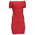 Mini abito aderente Herve Leger in rayon rosso