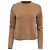Nili Lotan Strickpullover mit Rundhalsausschnitt aus brauner Merinowolle