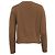 Nili Lotan Strickpullover mit Rundhalsausschnitt aus brauner Merinowolle - Ansicht 4