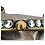 Clutch da sera vintage Marni in pelle oro metallizzato D'oro Metallico - vista 7