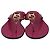 Infradito Gucci Interlocking G Guccissima in pelle rosa - vista 2