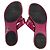 Infradito Gucci Interlocking G Guccissima in pelle rosa - vista 9
