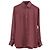 Camicia abbottonata Tom Ford in seta bordeaux Bordò