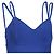 Mini abito con spalline Herve Leger in rayon blu - vista 2