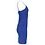 Mini abito con spalline Herve Leger in rayon blu - vista 3