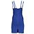 Mini abito con spalline Herve Leger in rayon blu - vista 4