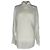 Camisa de botones Loro Piana en lino blanco