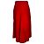 Falda Maxi Jil Sander de cuero rojo Roja