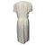 Abito midi a maniche corte Alexander Mcqueen in viscosa bianca Bianco - vista 3