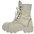 Bottines de combat à lacets Miu Miu en cuir blanc - vue 8