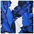 MSGM Midi-Stufenrock mit Blattprint aus blauer Baumwolle - Ansicht 9