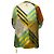 Top doppio strato Diane Von Furstenberg in seta multicolore - vista 3