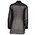 Nili Lotan Noel transparente Button-Down Bluse aus schwarzer Seide - Ansicht 4