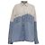 Dries Van Noten Tie-Dyed Button-Down Denim-Hemd aus multicolored Baumwolle Mehrfarben