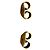 Orecchini a goccia Gucci GG con cristalli in ottone dorato D'oro - vista 3