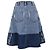 Gonna midi bicolore Halona di Acne Studios in denim di cotone blu - vista 3