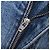 Gonna midi bicolore Halona di Acne Studios in denim di cotone blu - vista 9